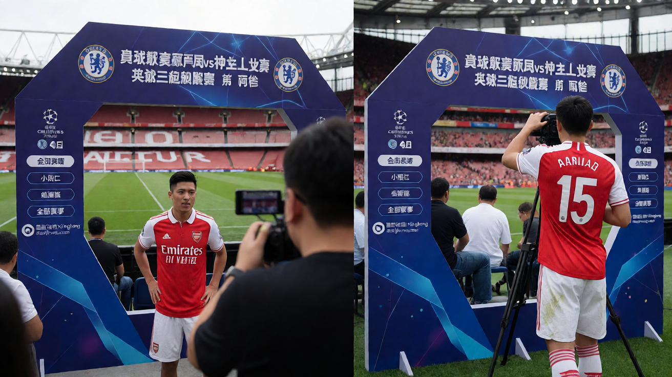 英超联赛阿森纳vs切尔西比赛画面